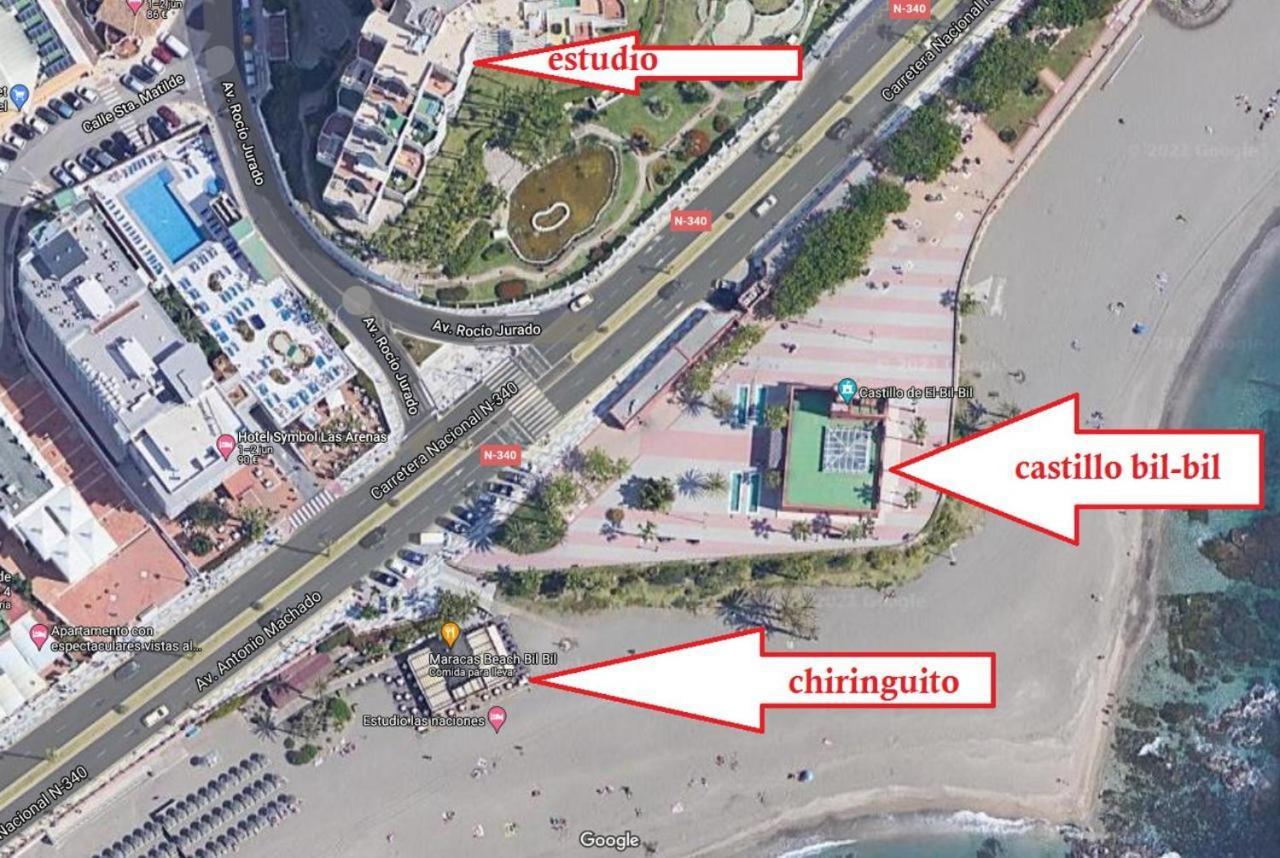 Estudio En Benalbeach, Vistas Mar, Primera Linea Playa Benalmadena Luaran gambar
